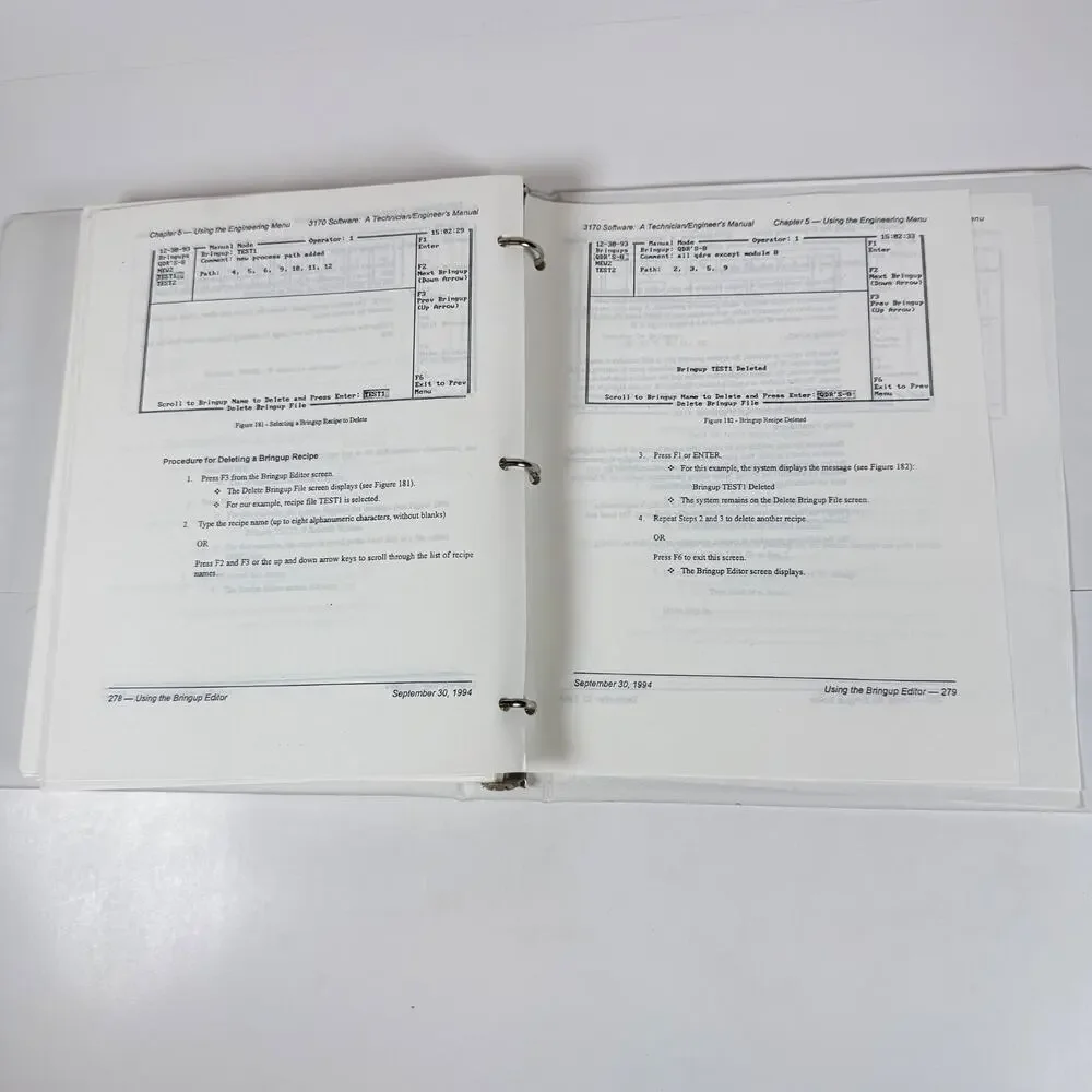 SANTA CLARA PLASTICS SCP 3170 Software Operator's Manual 1993 Vintage